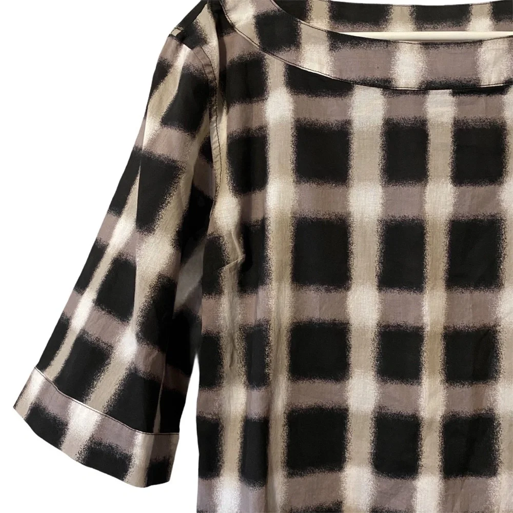 Marc by Marc Jacobs Swimwear Courtney Plaid Tunic Dress Beachy Mod Chic S NWT